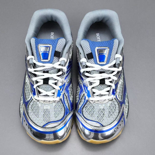 BV SNEAKERS IN SILVER AND BLUE MESH - 35