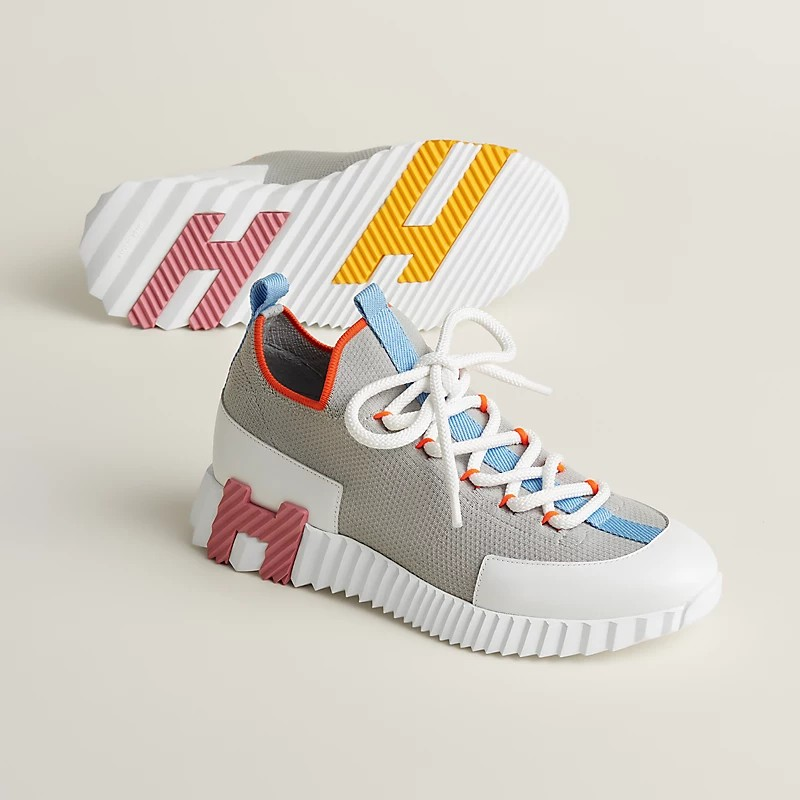 JUMPING SNEAKERS GREY MESH AND H DETAIL SOLE - 35
