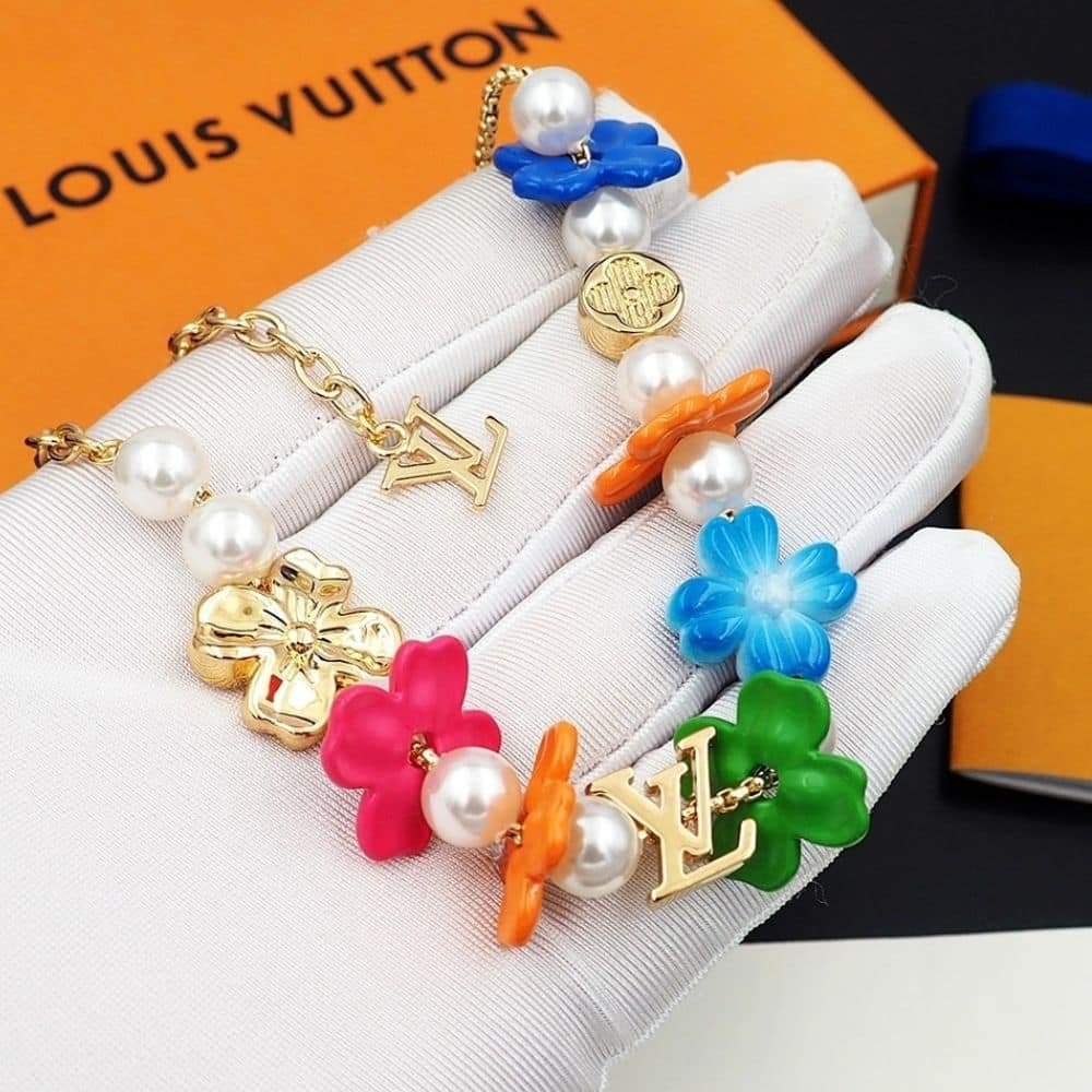 Louis Vuitton LV Surfin Flower Bracelet M1603A