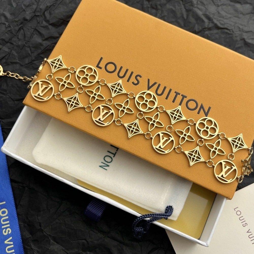 Louis Vuitton Lace Bracelet M1631A