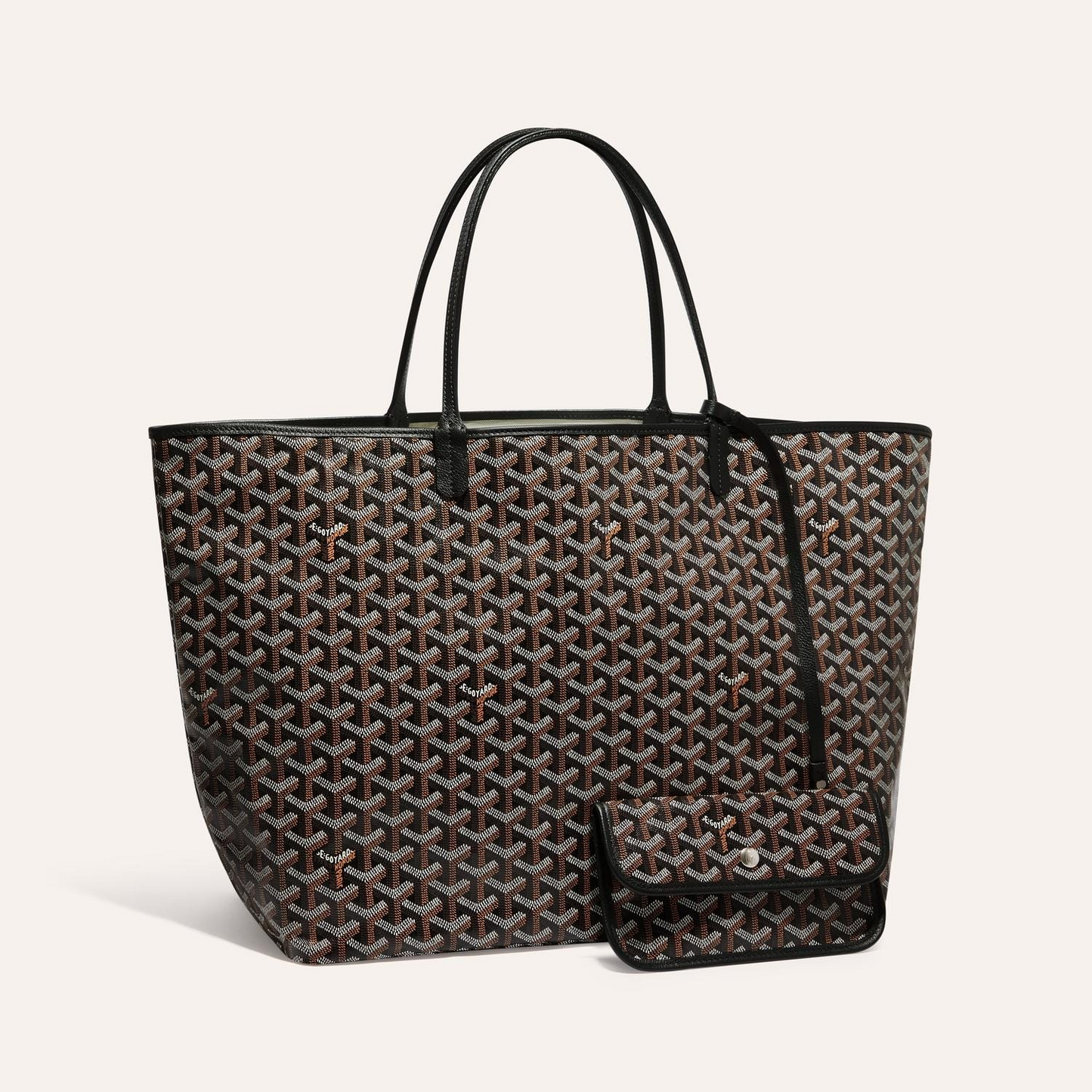 SAINT LOUIS GM 40CM BLACK CANVAS - 40cm x 34cm x 20cm