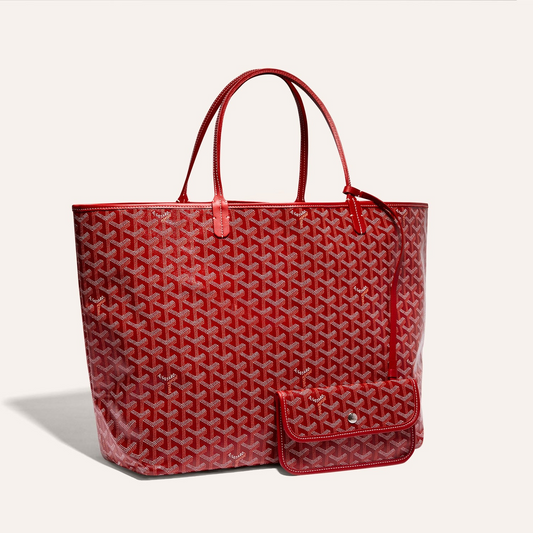 SAINT LOUIS GM 40CM RED CANVAS - 40cm x 34cm x 20cm