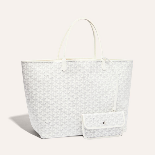 SAINT LOUIS GM 40CM WHITE CANVAS - 40cm x 34cm x 20cm