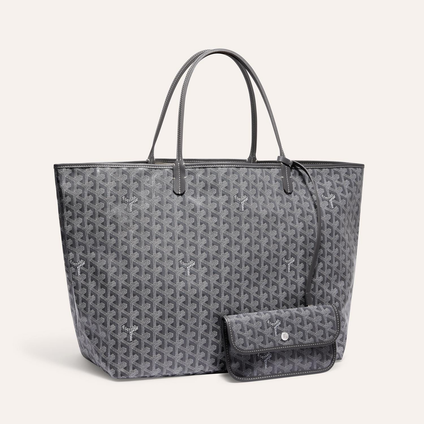 SAINT LOUIS GM 40CM GREY CANVAS - 40cm x 34cm x 20cm