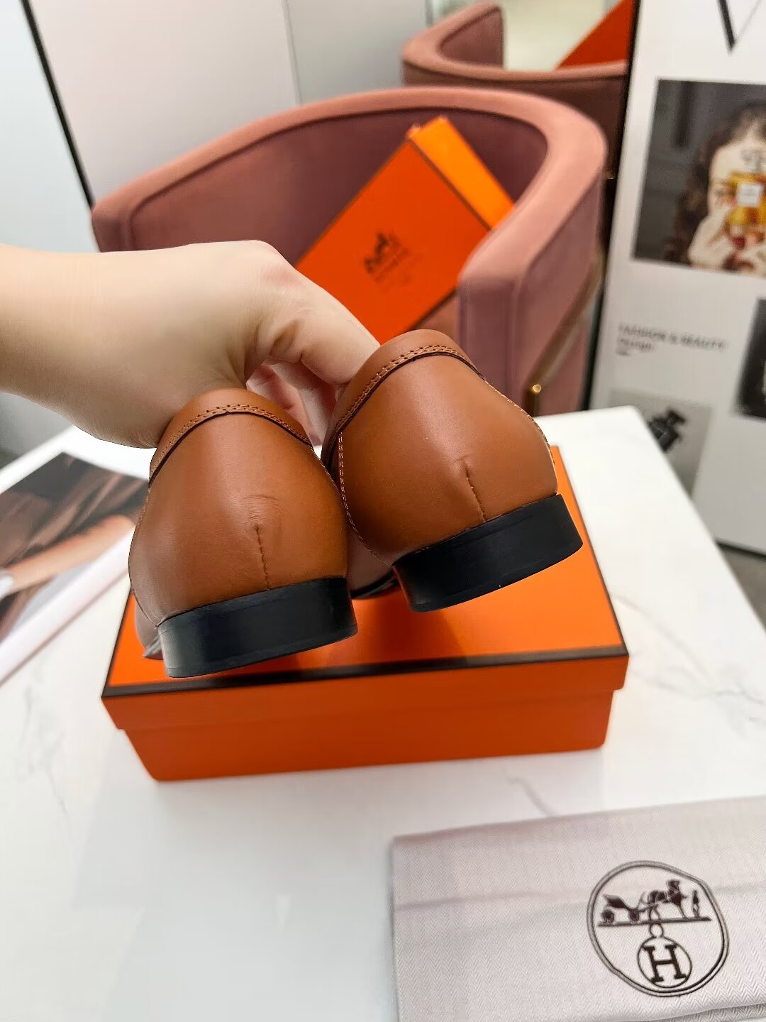 PARIS LOAFER TAWNY CALFSKIN - 35
