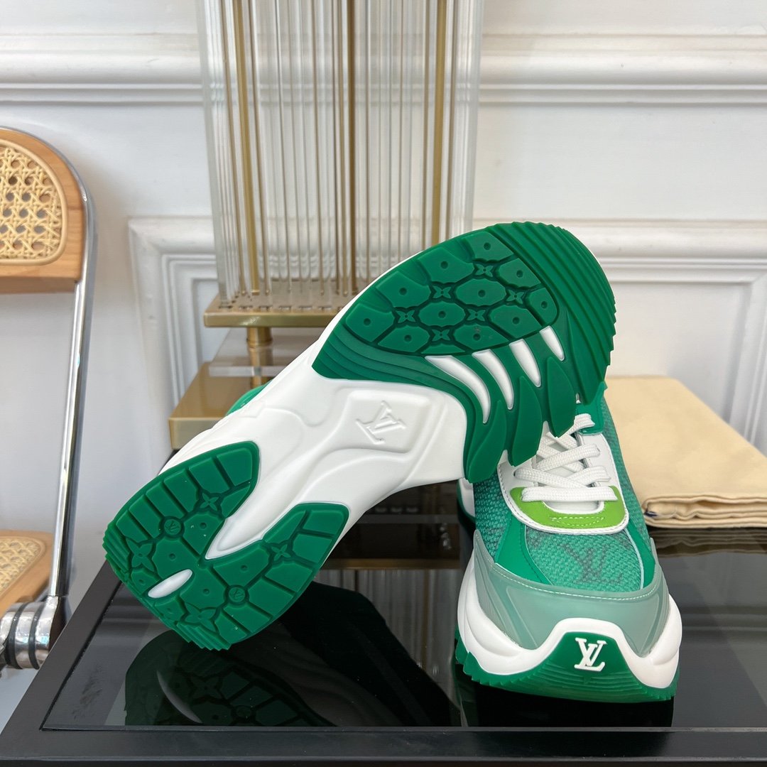 LV RUN 55 SNEAKER GREEN - 35