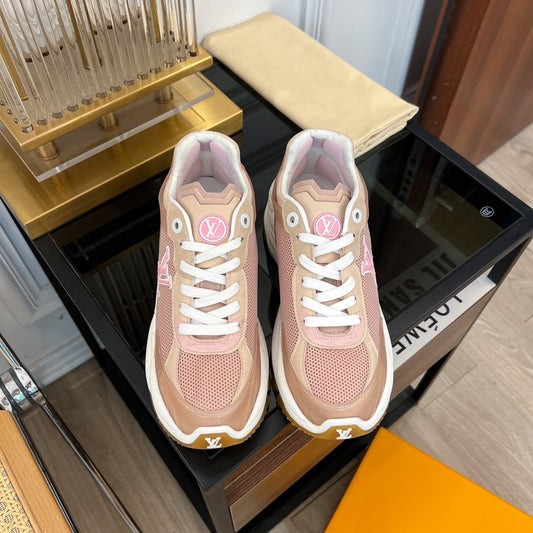 LV RUN 55 SNEAKER PINK BROWN - 35