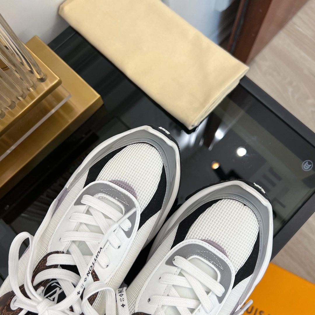 LV RUN 55 SNEAKER WHITE GRAY - 35