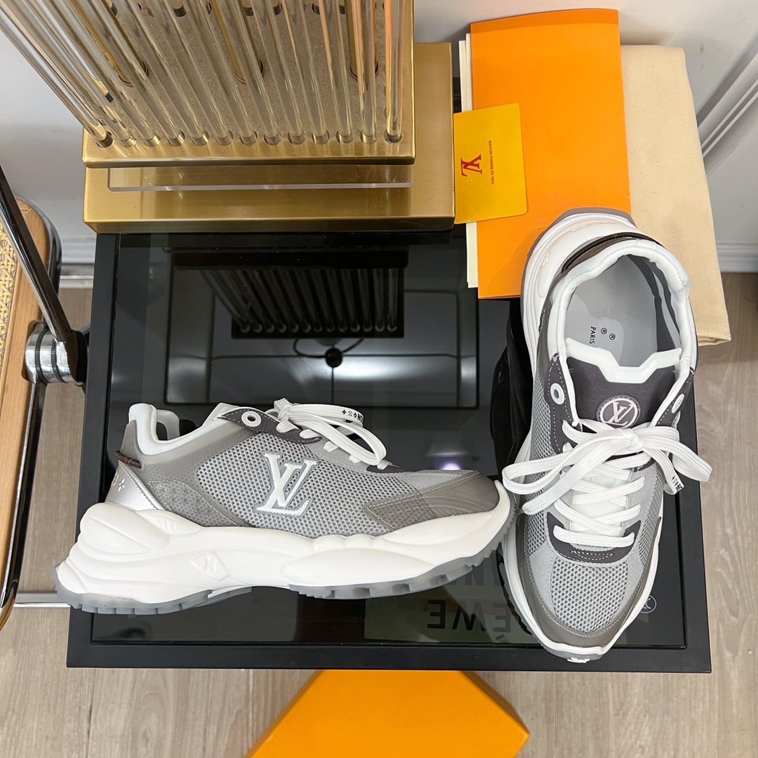 LV RUN 55 SNEAKER DARK GRAY - 35