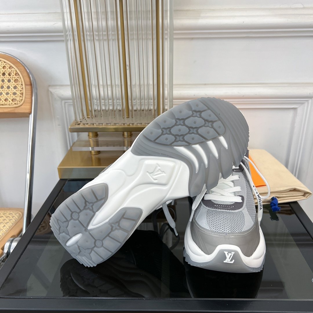 LV RUN 55 SNEAKER DARK GRAY - 35
