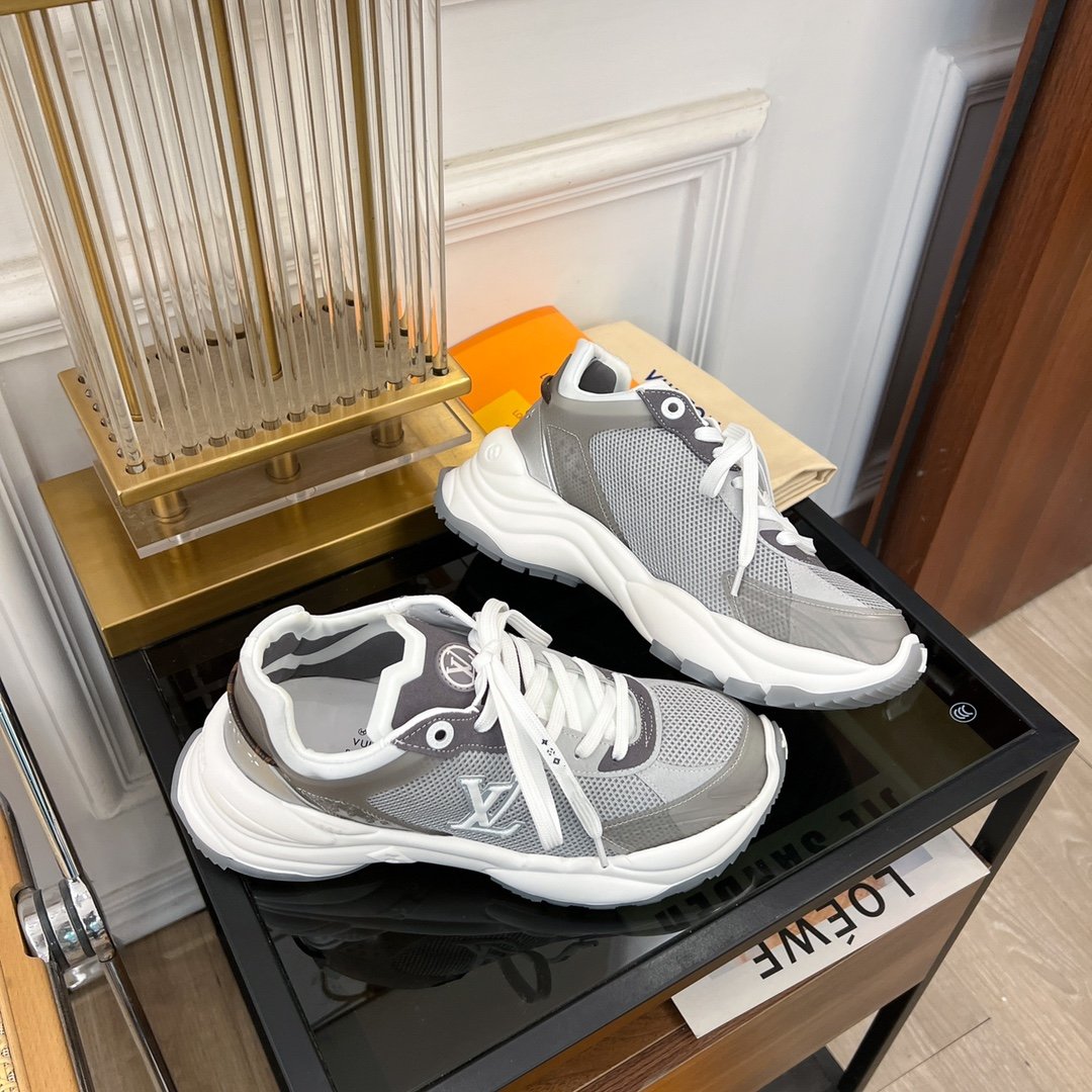 LV RUN 55 SNEAKER DARK GRAY - 35