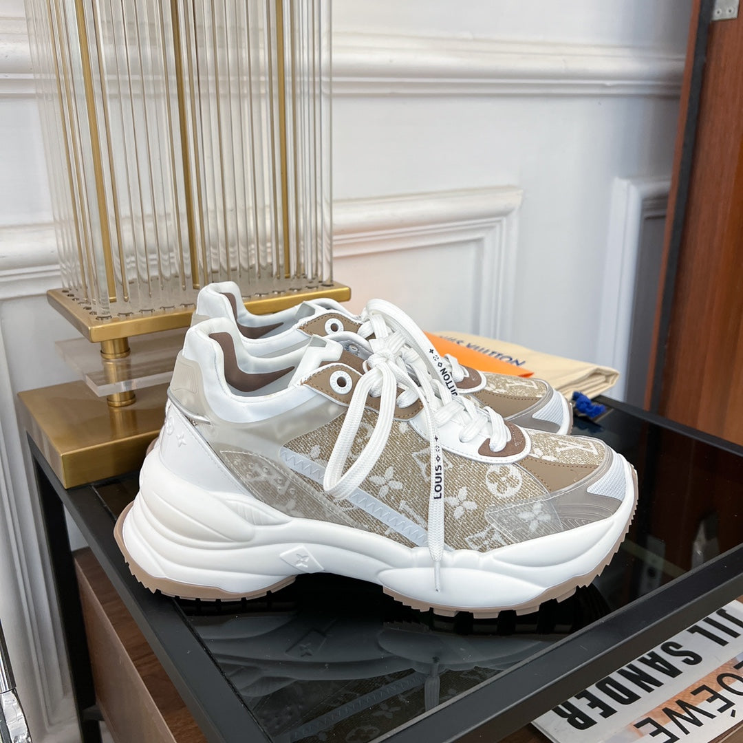 LV RUN 55 SNEAKER BROWN - 35