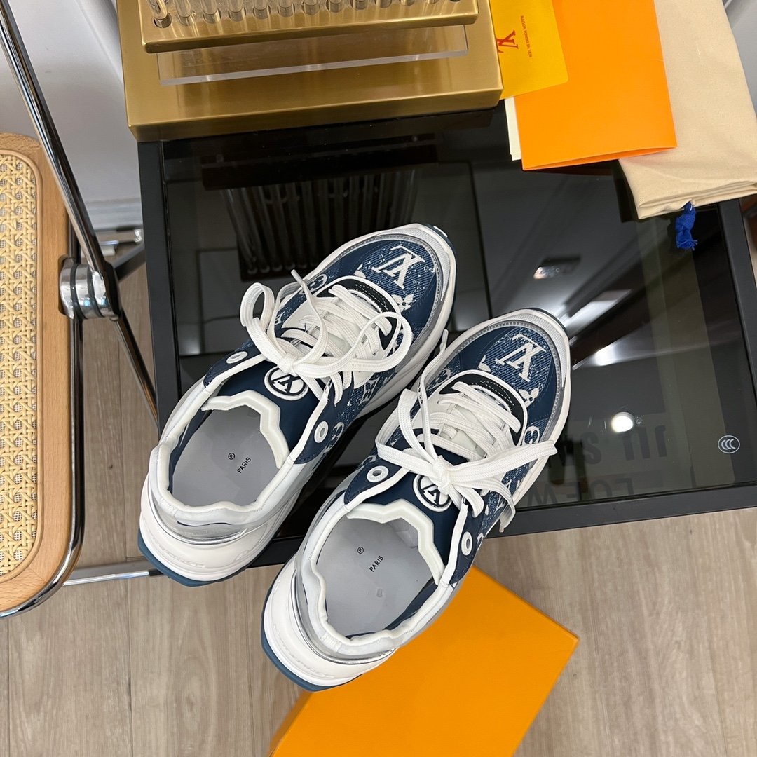 LV RUN 55 SNEAKER DARK BLUE - 35