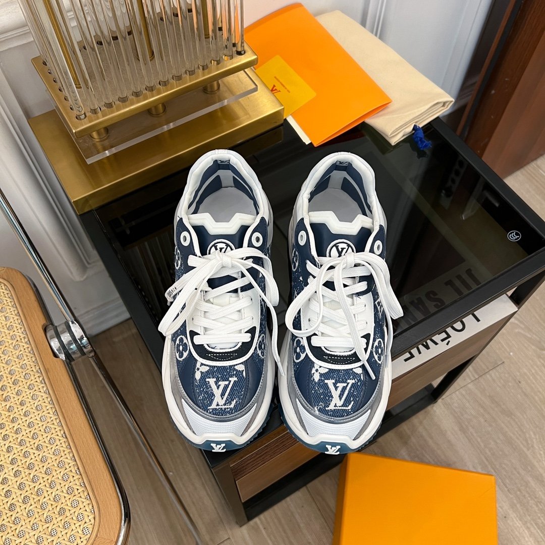 LV RUN 55 SNEAKER DARK BLUE - 35