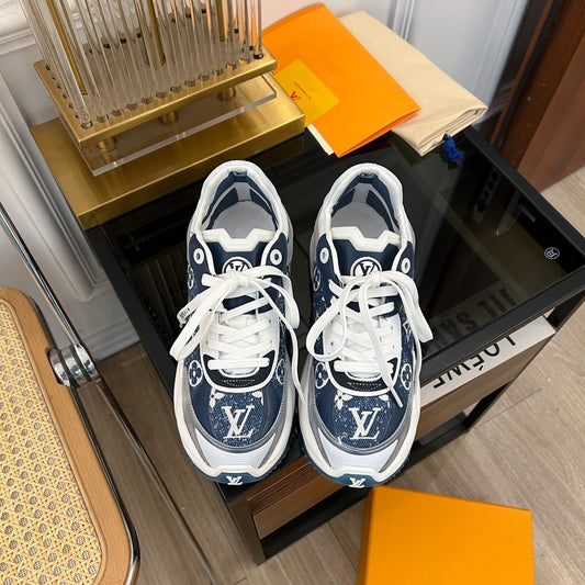LV RUN 55 SNEAKER DARK BLUE - 35