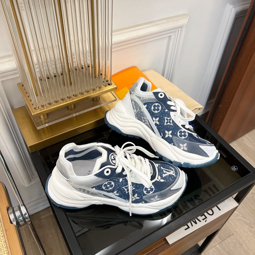 LV RUN 55 SNEAKER DARK BLUE - 35