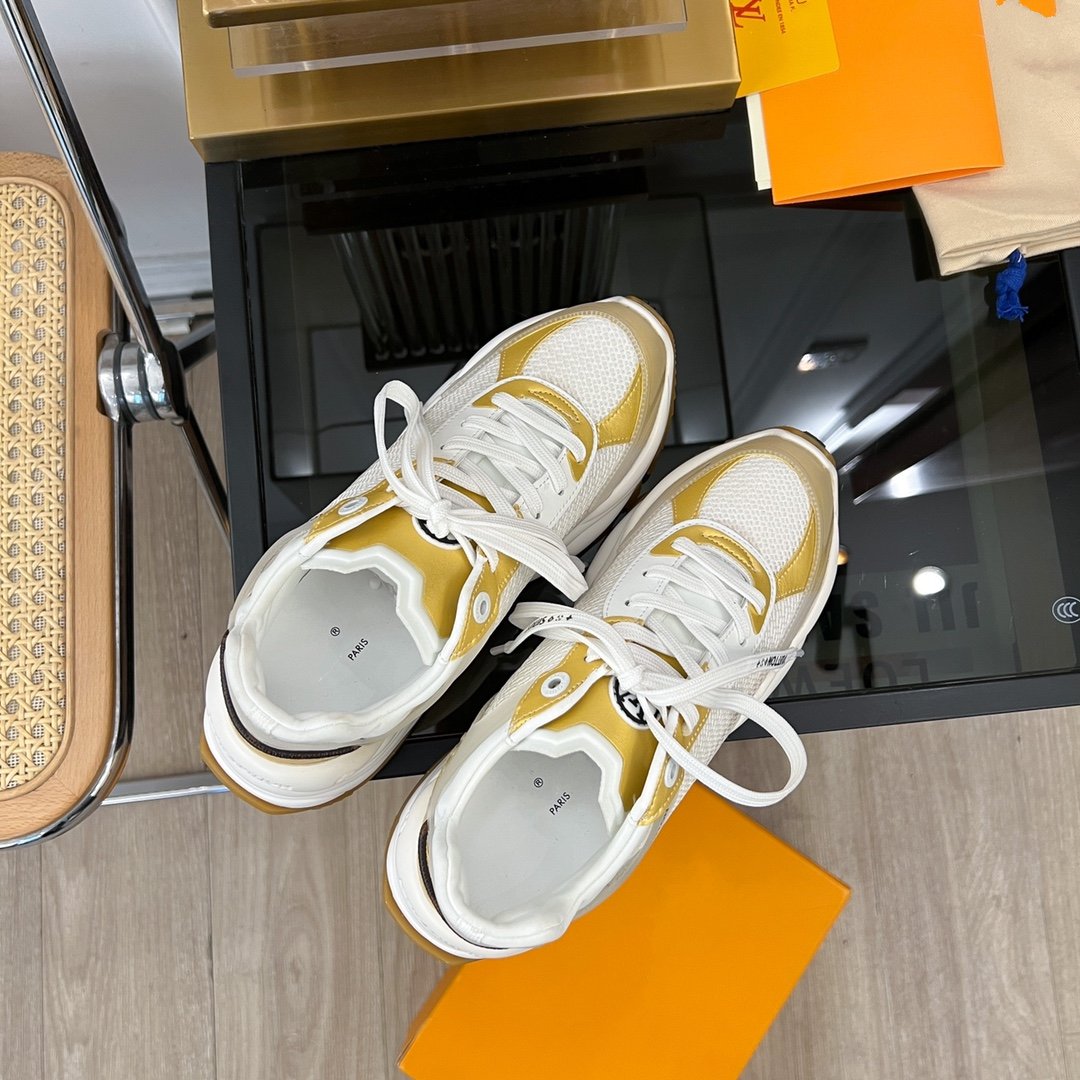 LV RUN 55 SNEAKER LIGHT YELLOR - 35