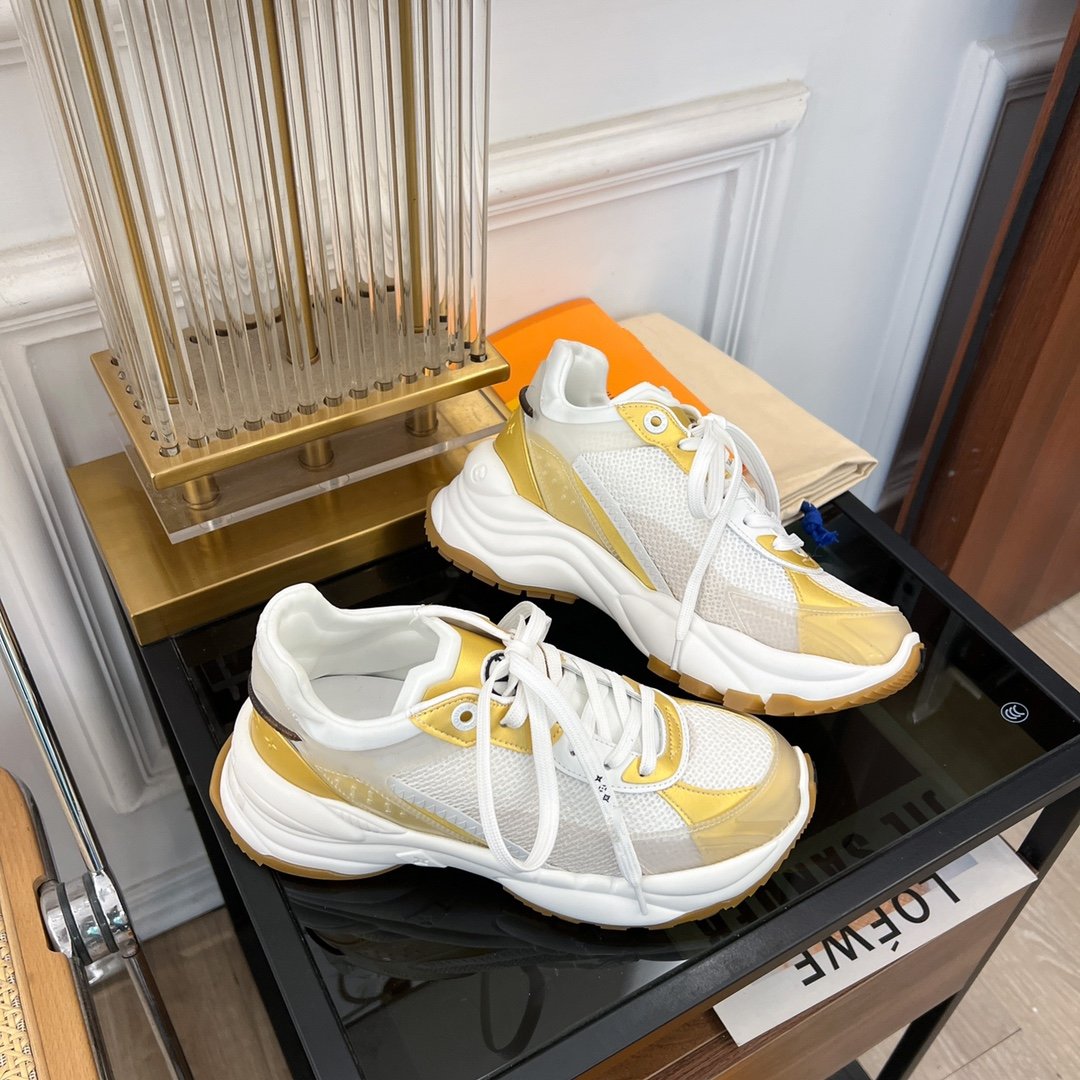 LV RUN 55 SNEAKER LIGHT YELLOR - 35