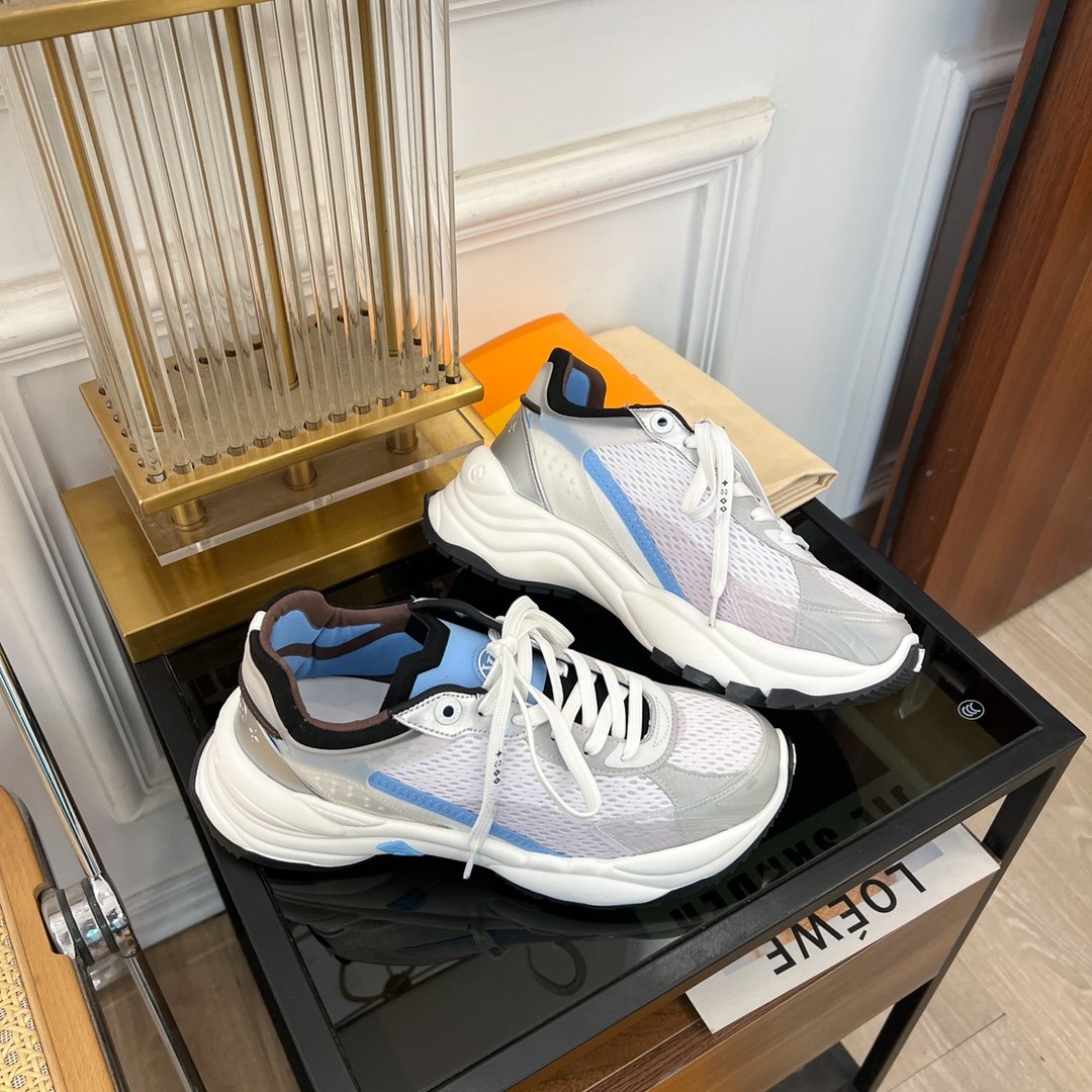 LV RUN 55 SNEAKER BLUE - 35
