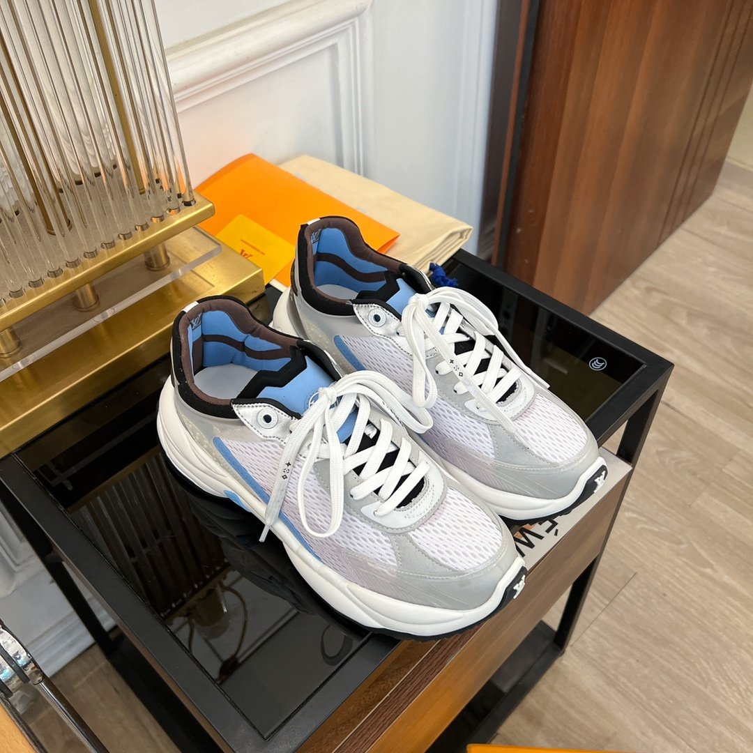 LV RUN 55 SNEAKER BLUE - 35
