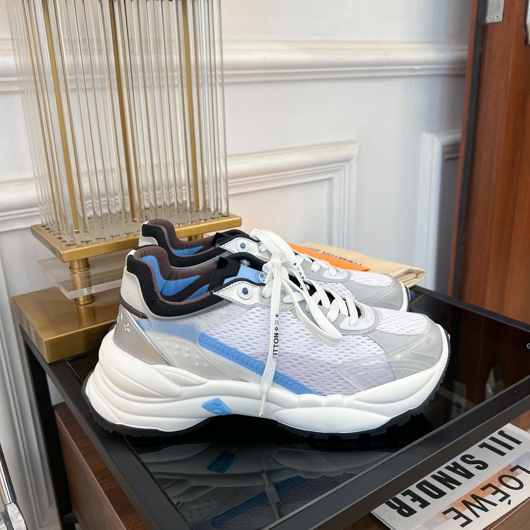 LV RUN 55 SNEAKER BLUE - 35