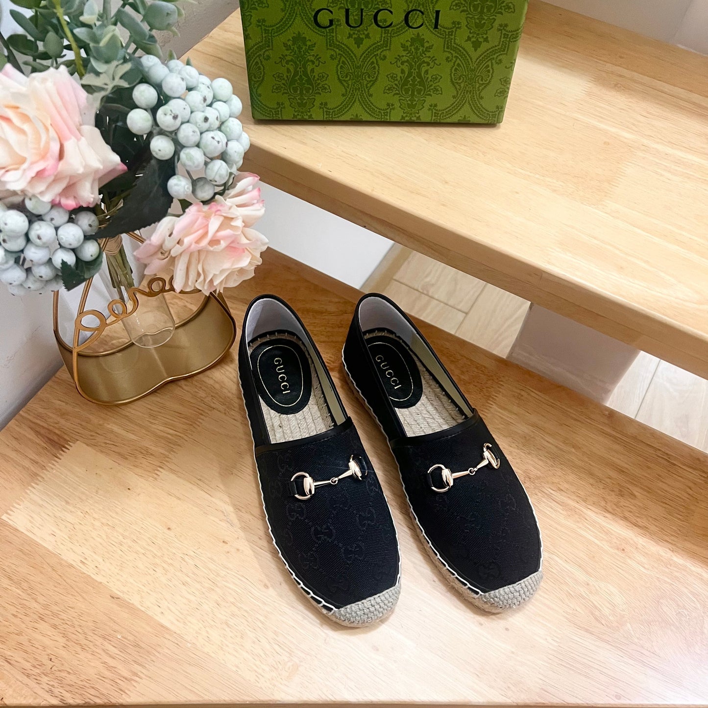 WOMEN'S ESPADRILLE WITH HORSEBIT IN BLACK CANVAS - 36