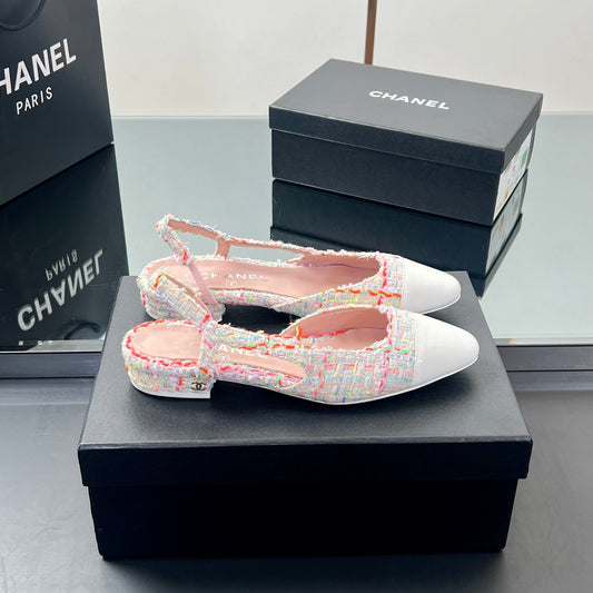 CC SLINGBACK 25S 25 MM IN MULTICOLOR TWEED - 35