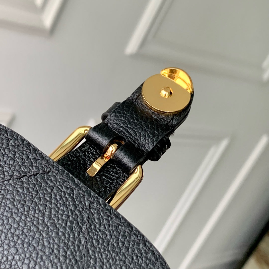BACKUP BACKPACK 22 IN BLACK MONOGRAM EMPREINTE LEATHER