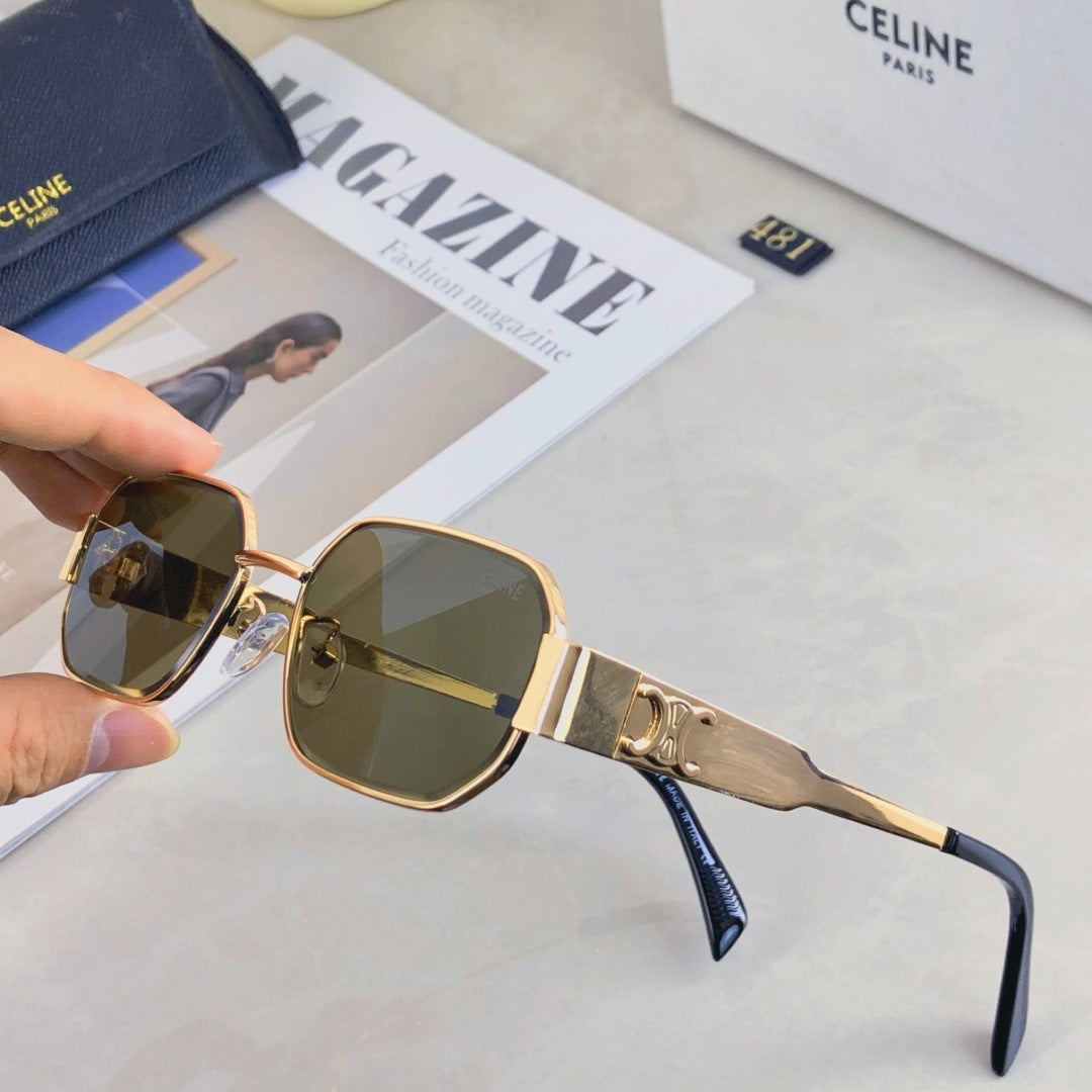 TRIOMPHE SUNGLASS 501780 IN METAL - Silver/Grey