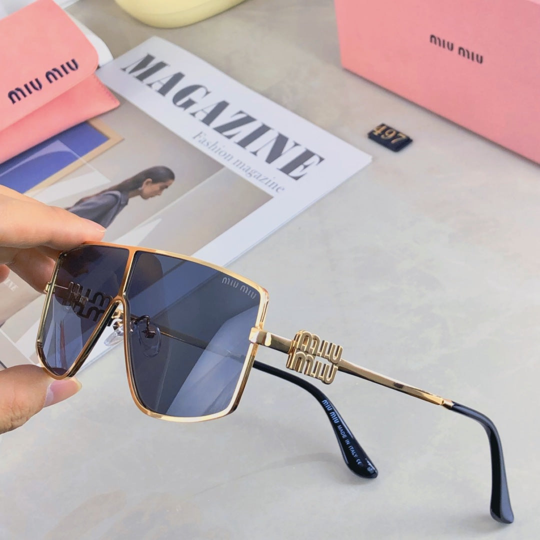 RUNWAY SUNGLASSES 501786 IN METAL - Gold/Black