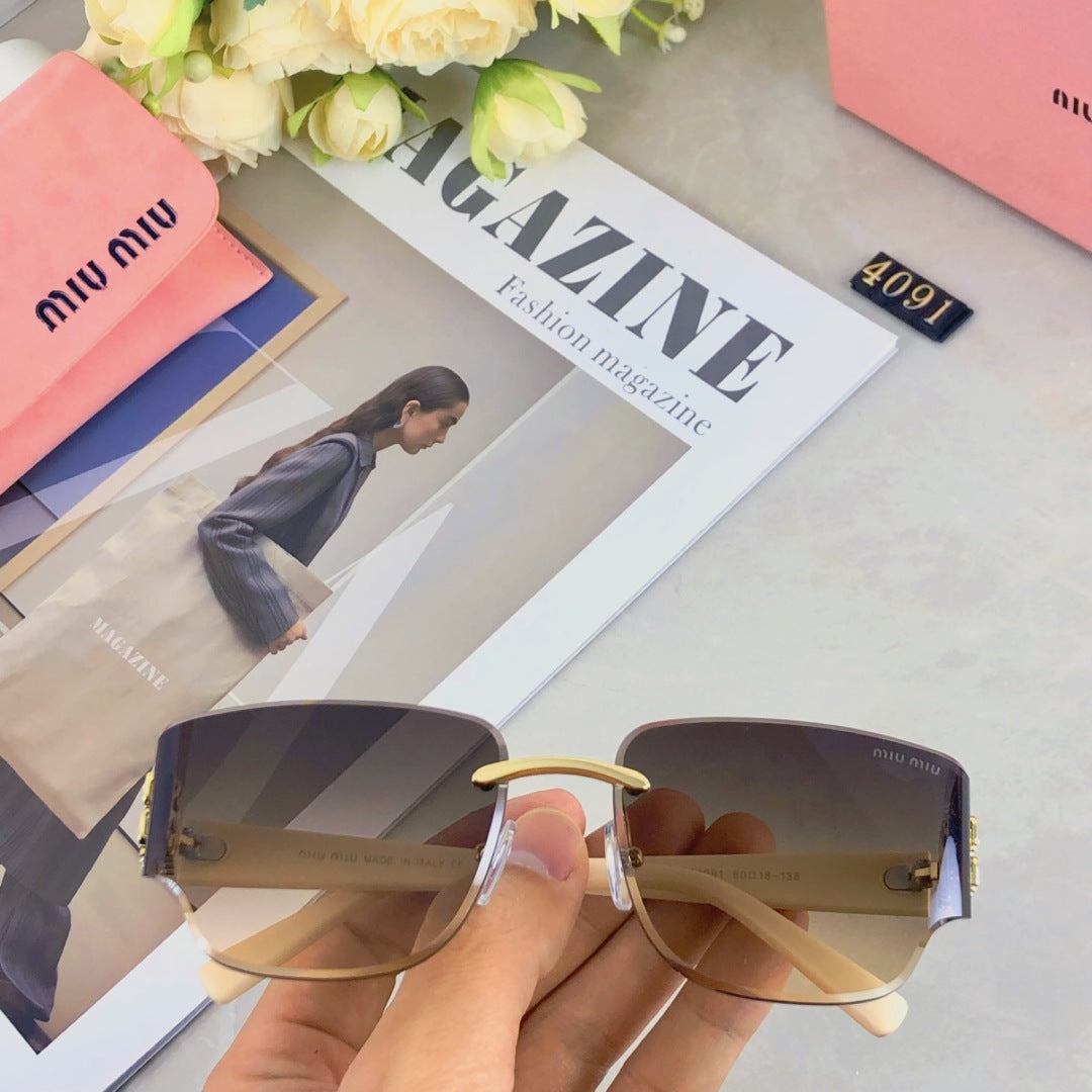 REGARD SUNGLASSES 507388 IN ACETATE - Black/Gold Logo