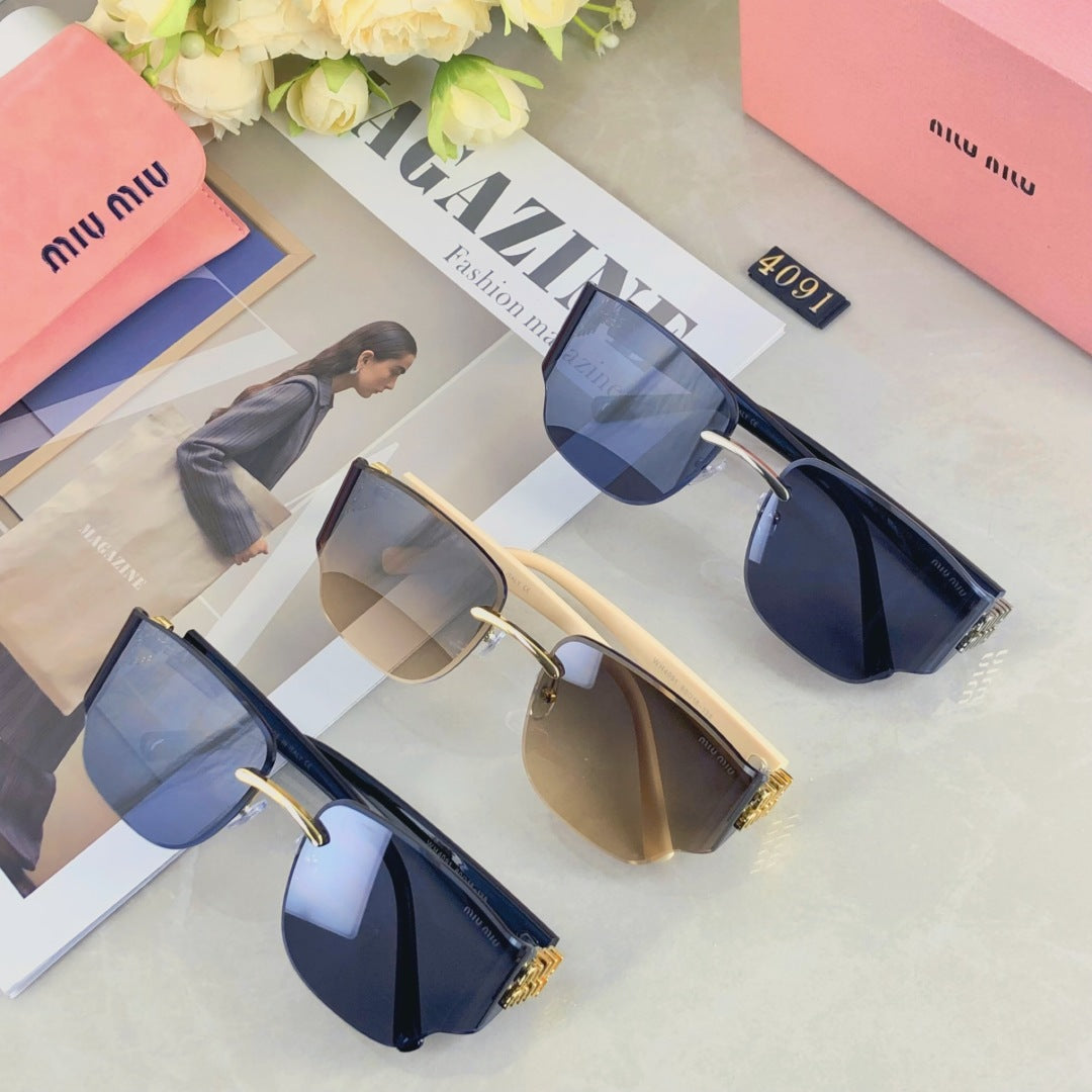 REGARD SUNGLASSES 507388 IN ACETATE - Black/Gold Logo