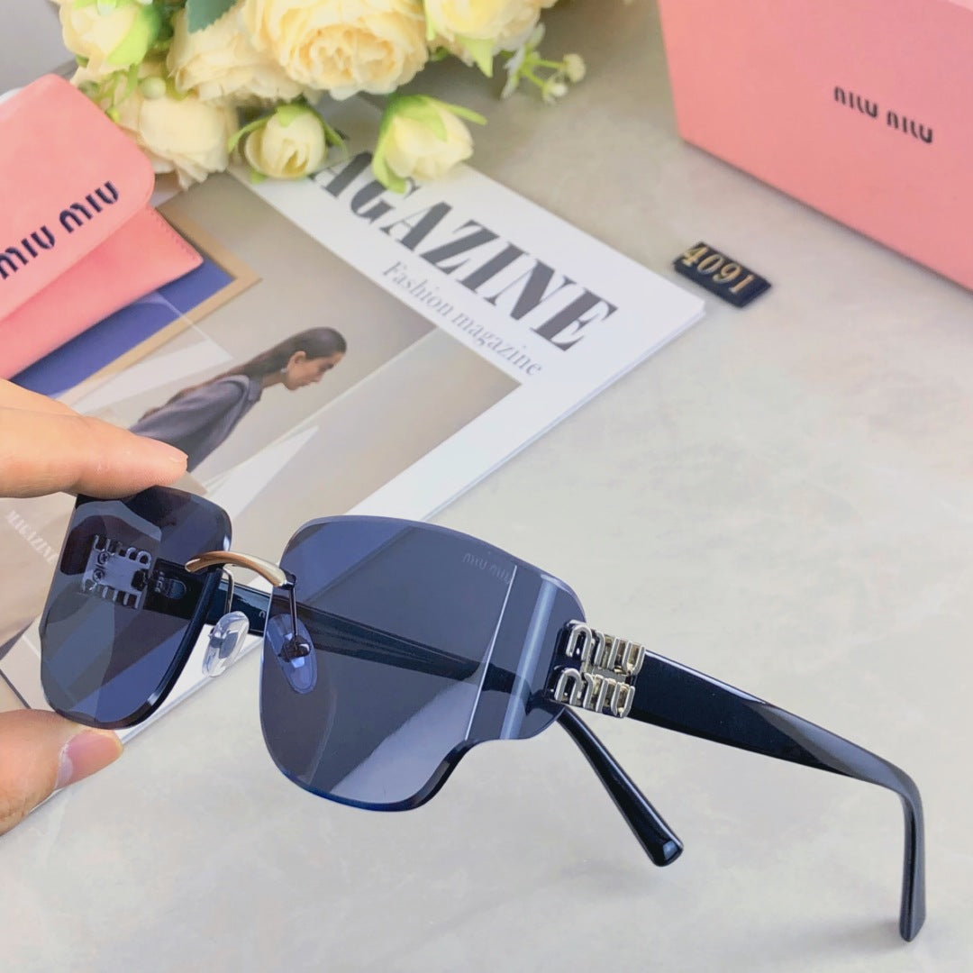 REGARD SUNGLASSES 507388 IN ACETATE - Black/Gold Logo