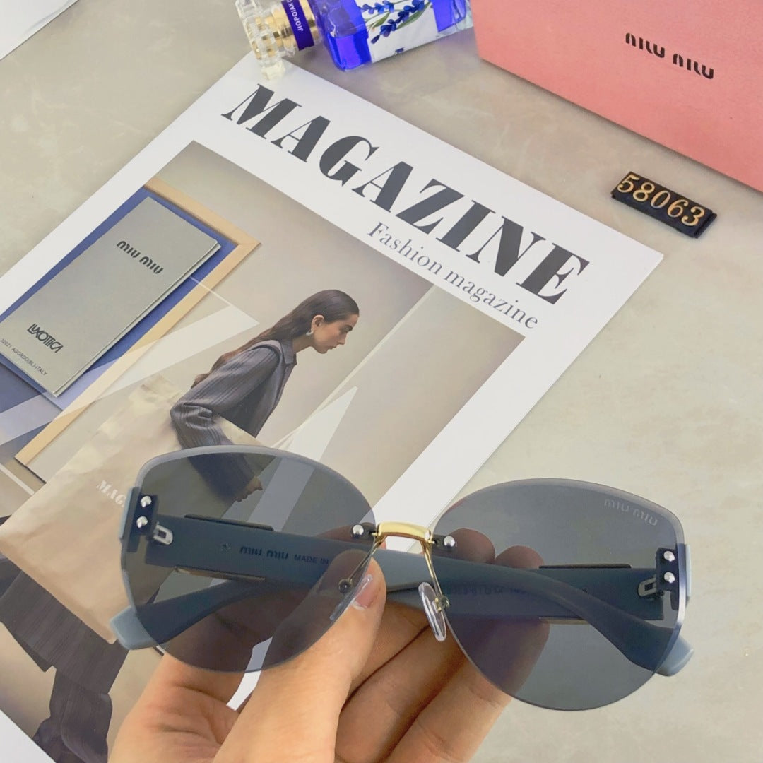 REGARD SUNGLASSES 510937 IN ACETATE - Dark Blue