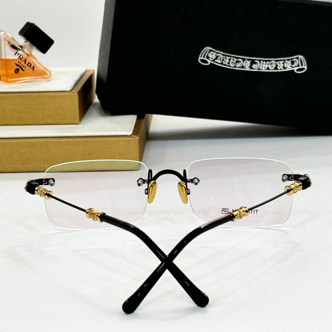 TRIOMPHE SUNGLASS 517389 IN METAL - Gold