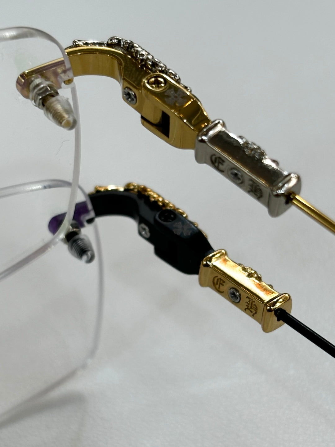 TRIOMPHE SUNGLASS 517389 IN METAL - Gold
