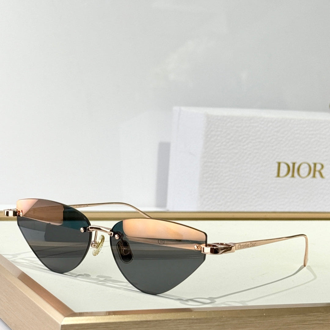 MONTAIGNE SUNGLASS CDIORB5U IN METAL - Silver/Black Smoke