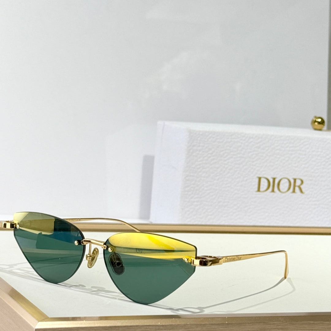 MONTAIGNE SUNGLASS CDIORB5U IN METAL - Silver/Black Smoke