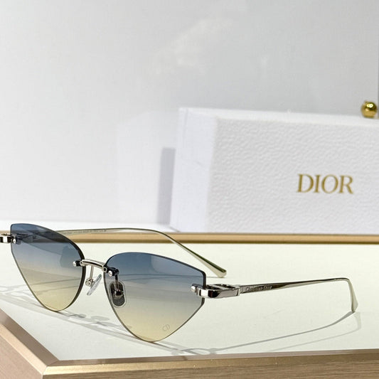 MONTAIGNE SUNGLASS CDIORB5U IN METAL - Silver/Black Smoke
