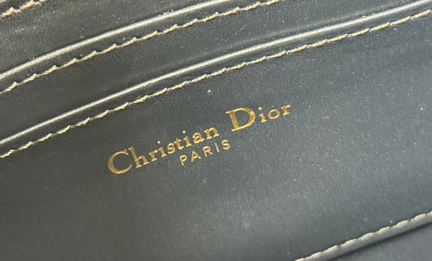 DIOR 25S 30 MONTAIGNE AVENUE POUCH WITH FLAP 30 IN BLUE DIOR OBLIQUE JACQUARD