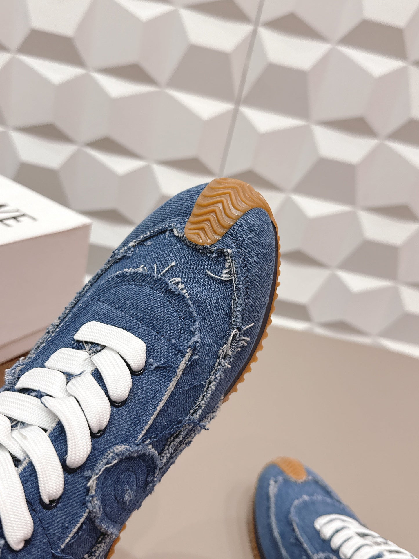 Кросівки LOEWE 26S FLOW RUNNER ДЕНІМ СИНІ