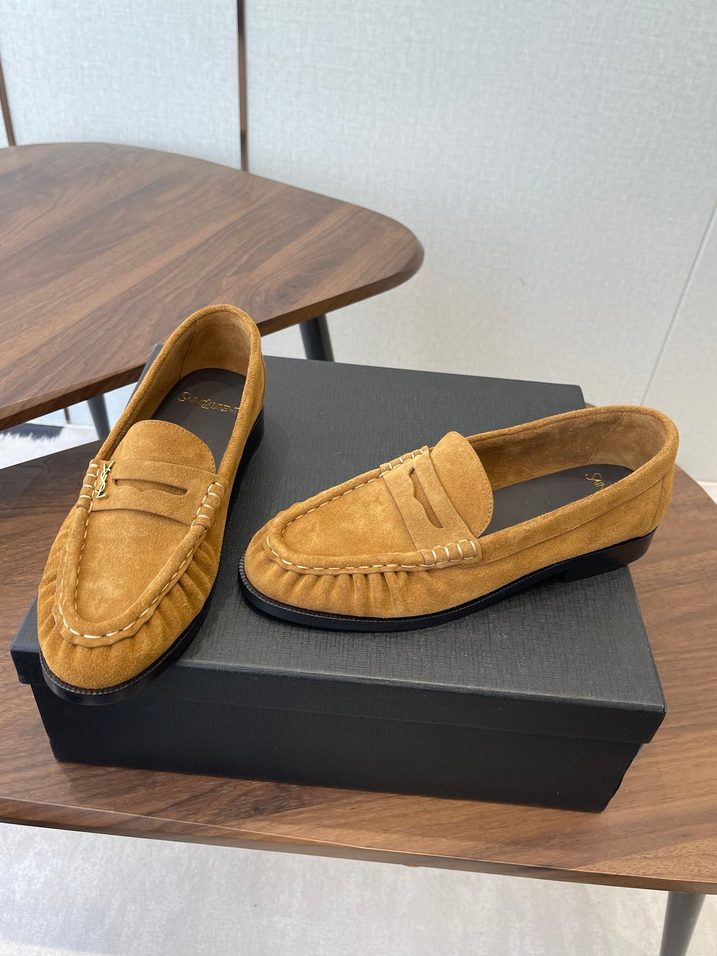 ЛОФЕРИ YSL 26S З ВЕРБЛЮЖОЇ ЗАМШІ