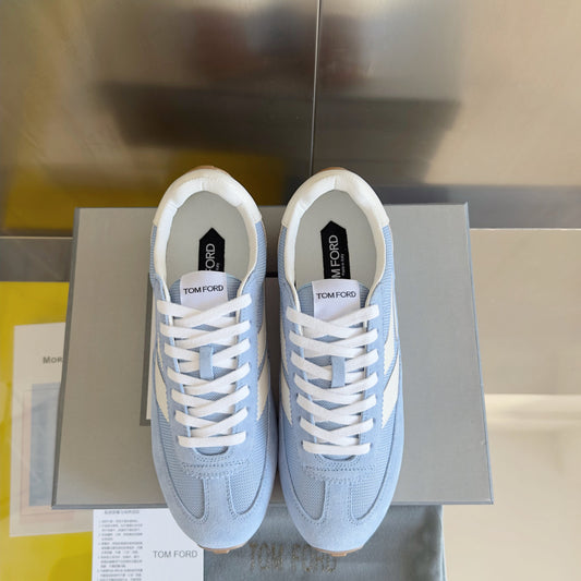 КРОСІВКИ TOM FORD 26S З БЛАКИТНОЇ ЗАМШІ