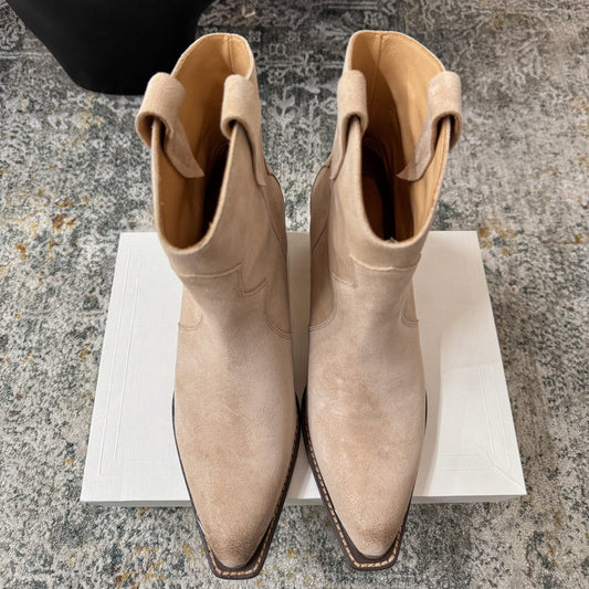 ЧЕРЕВИКИ CELINE 26S 55 ММ З БЕЖЕВОЇ ЗАМШІ