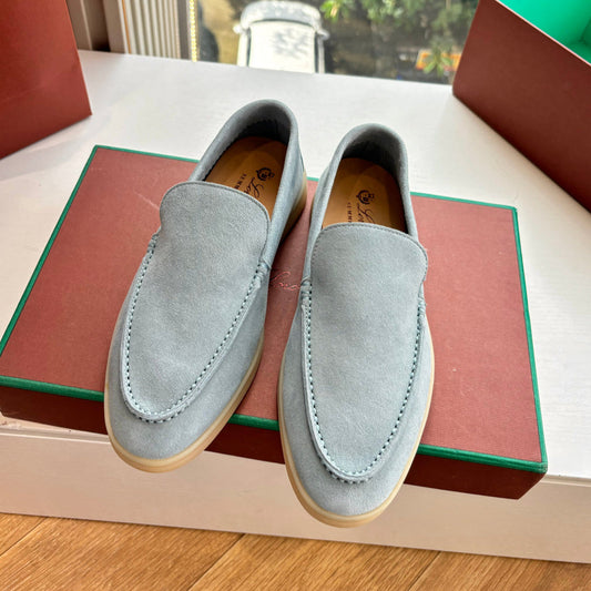 LP LOAFERS 25S IN DUSTY GREEN GRAY CASHMERE - 34