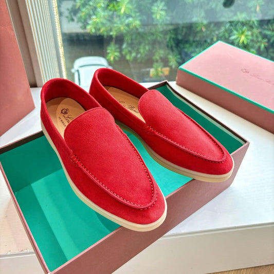 LP LOAFERS 25S IN RED CASHMERE - 34
