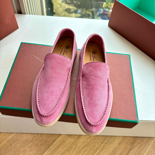 LP LOAFERS 25S IN PINK CASHMERE - 34