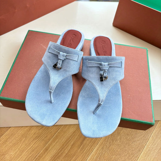 LP THONG SANDALS 25S IN SKY BLUE SUEDE - 35