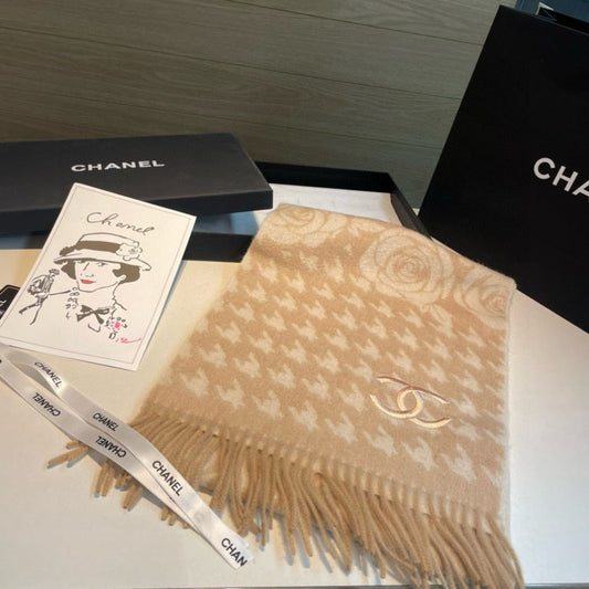 ШАРФ CHANEL 25S 180 СМ З КАШМІРУ 942938