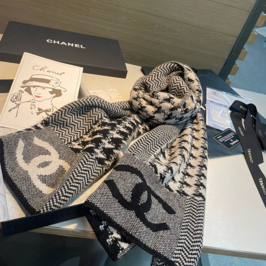 ШАРФ CHANEL 25S 190 СМ З КАШМІРУ 942958